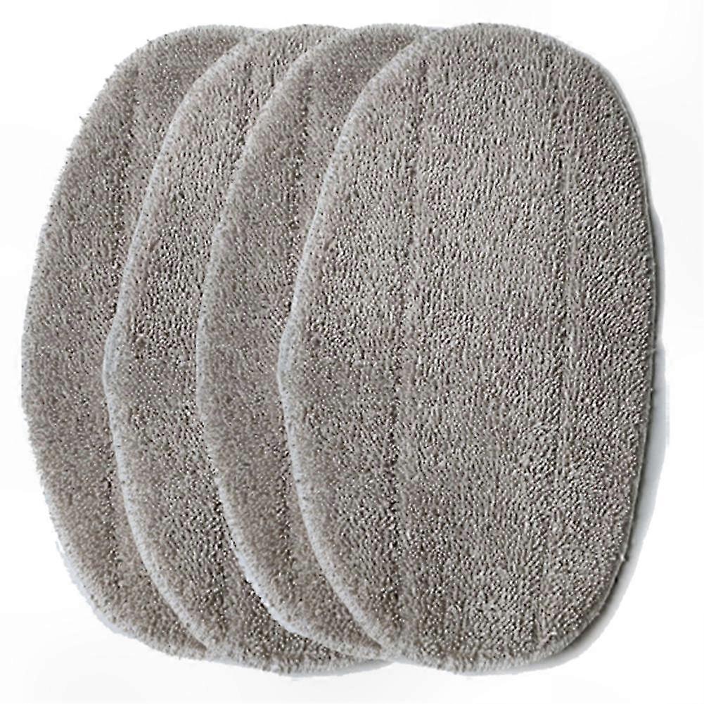 4-Pack Microfiber Cleaning Pads, Replacement Mop Covers for Steam Mops