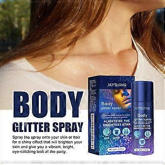 Flash-Spray Abendatmosphäre aufhellendes Glitzer-Highlight-Spray für Gesicht, Körper, Schlüsselbein und Haare 1