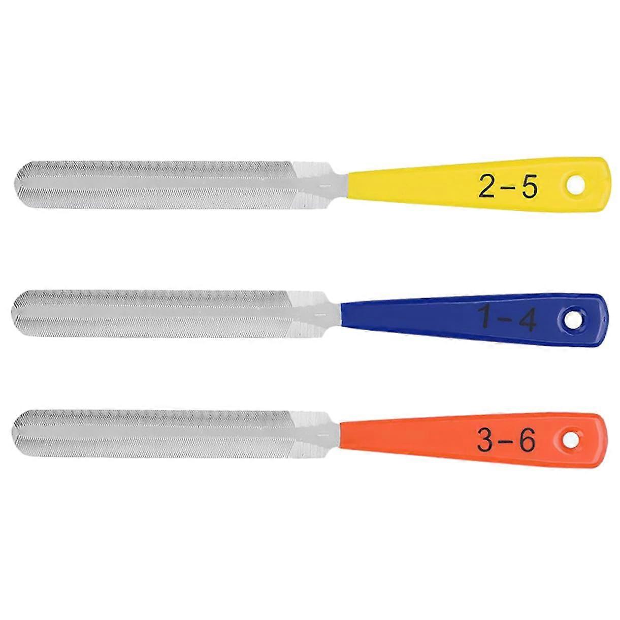 Guitar Nut Files Set for Precise Nut Shaping Luthier Tools for Ukulele Mandolin Durable Lightweight