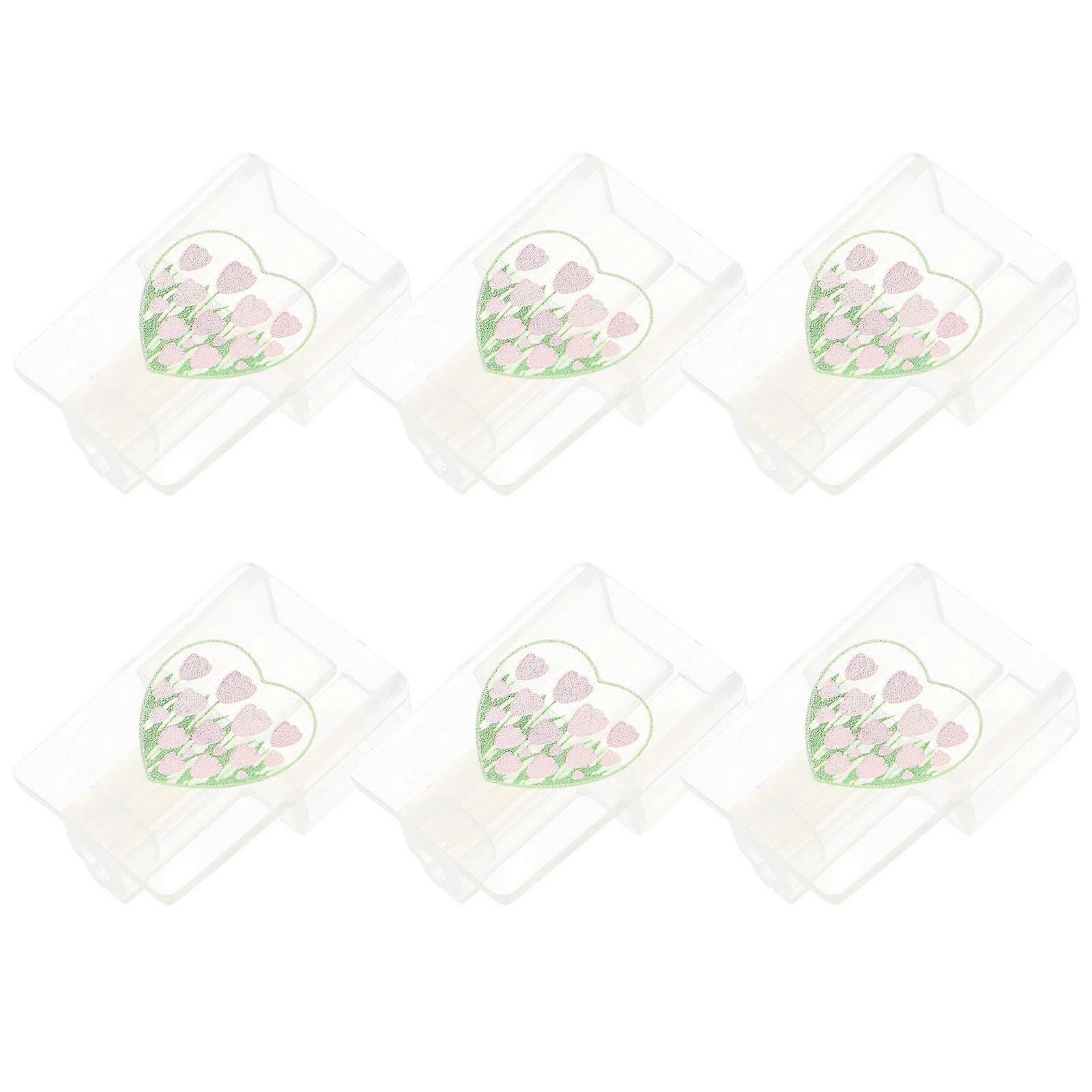 Cute Cable Protector Transparent USB Cable Protectors for Charging 15Pcs