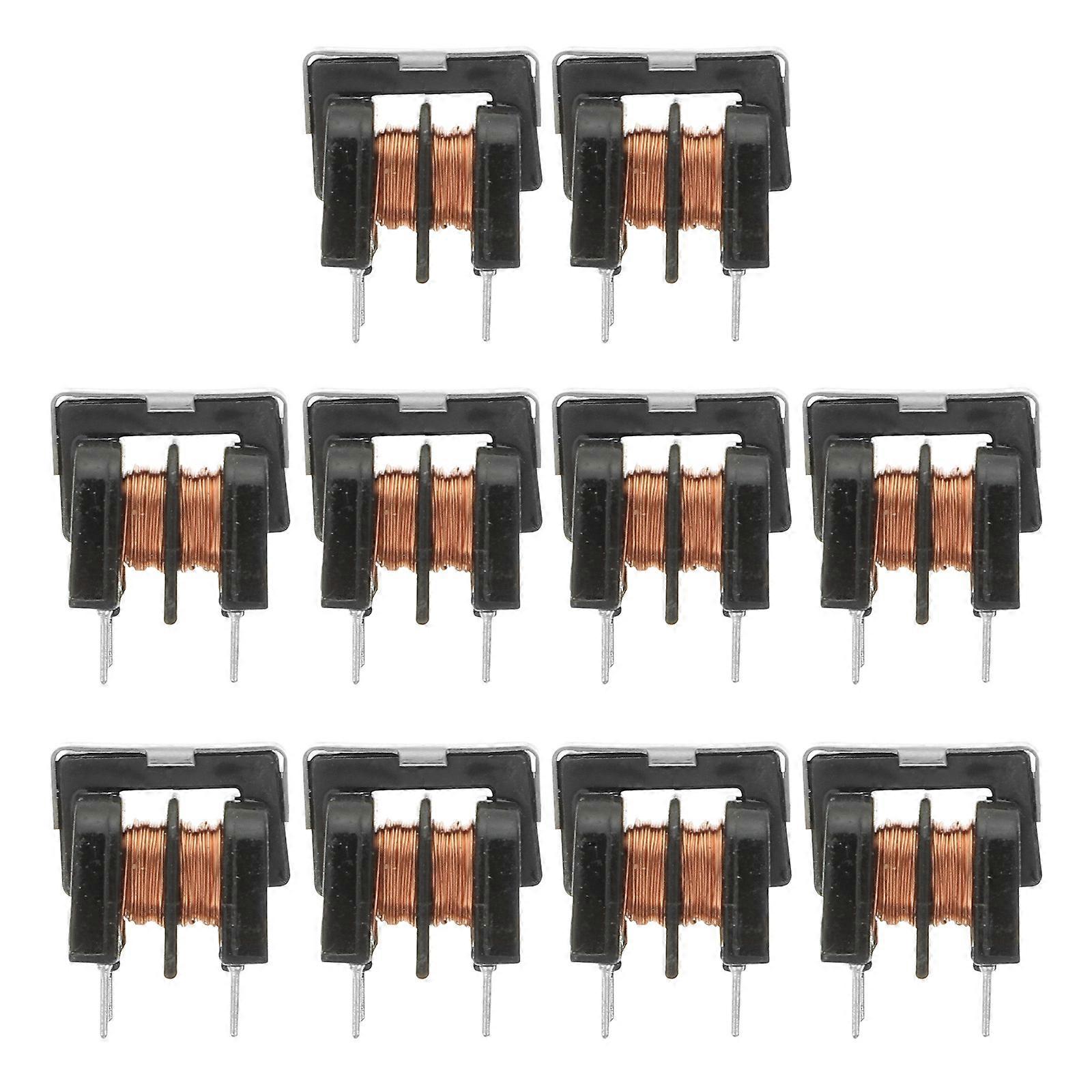 Common Mode Inductor Filter Durable Metal Plastic Filter 10Pcs