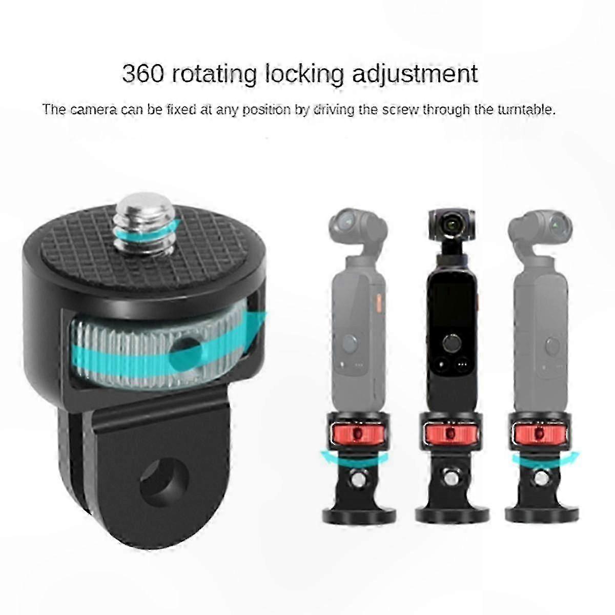Multi-Function 1/4 Adapter Interface for Sports Camera Accessories