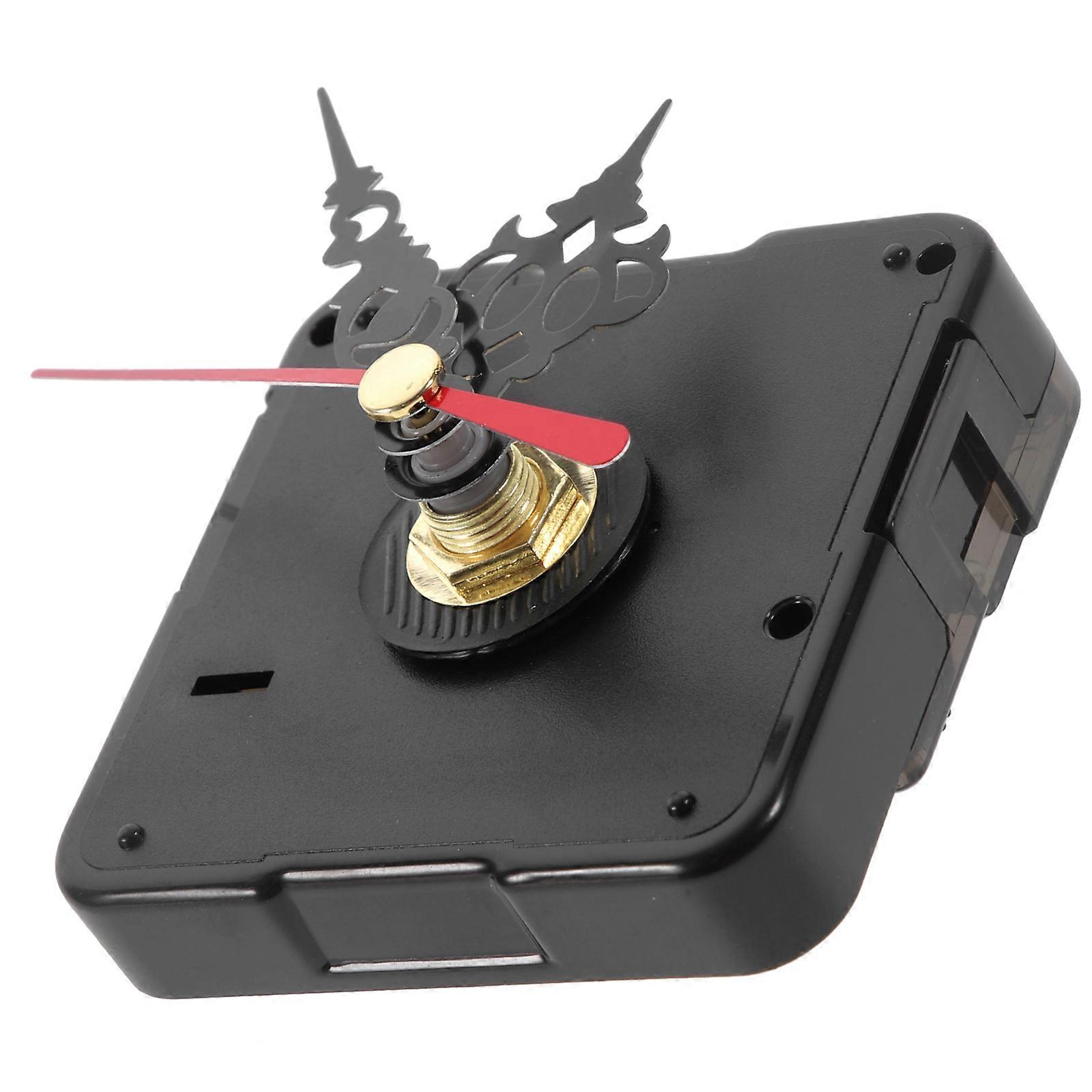 Replacement Clock Mechanism Kit for Repair 1Set Durable Plastic Black