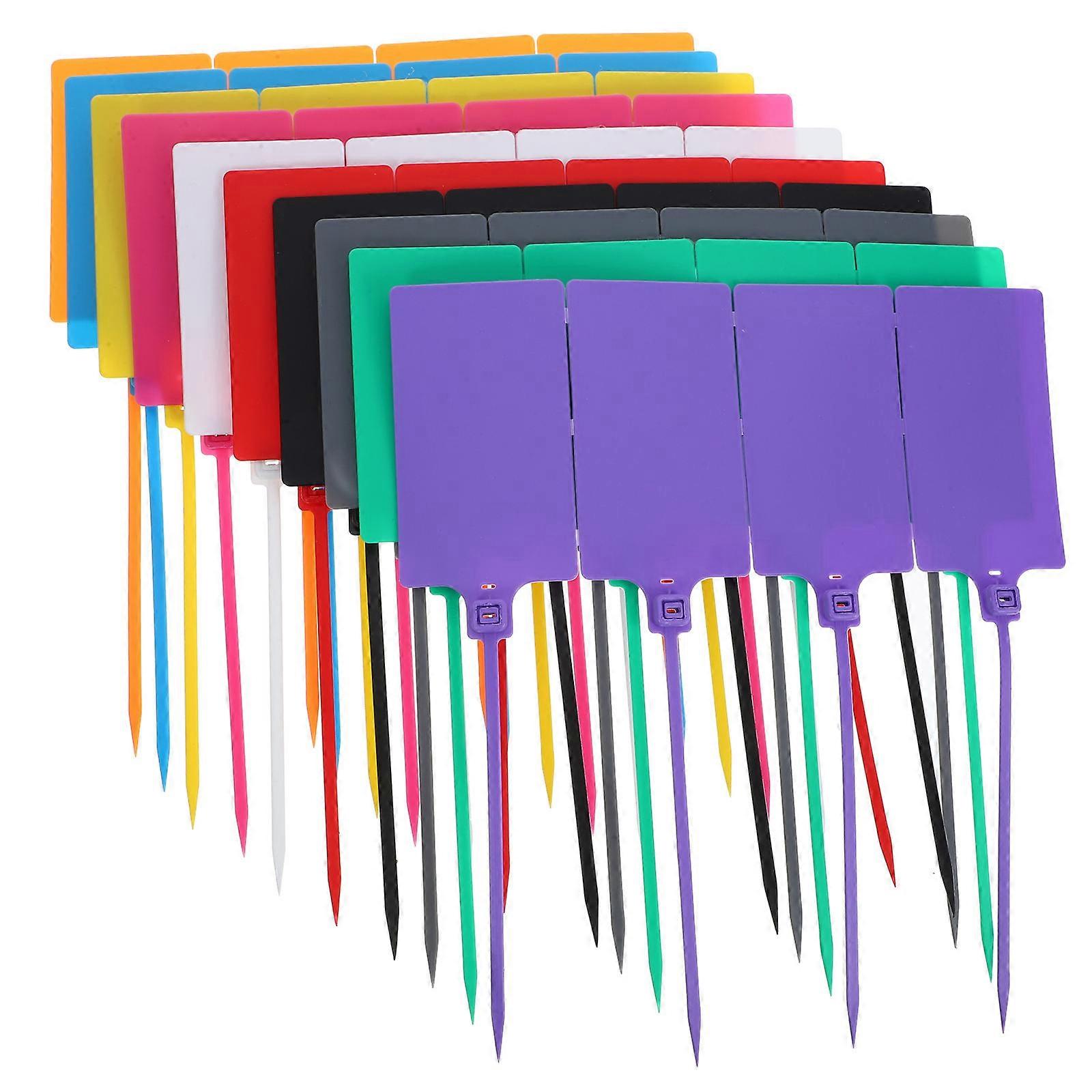 Plastic Logistics Tags with Strings 100Pcs for Labeling Purposes