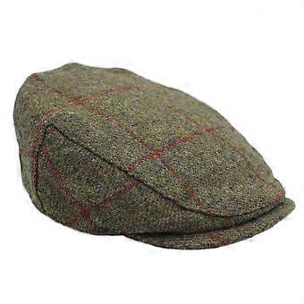 Kinloch Waterproof British Tweed Flat Cap ZH097 Yew