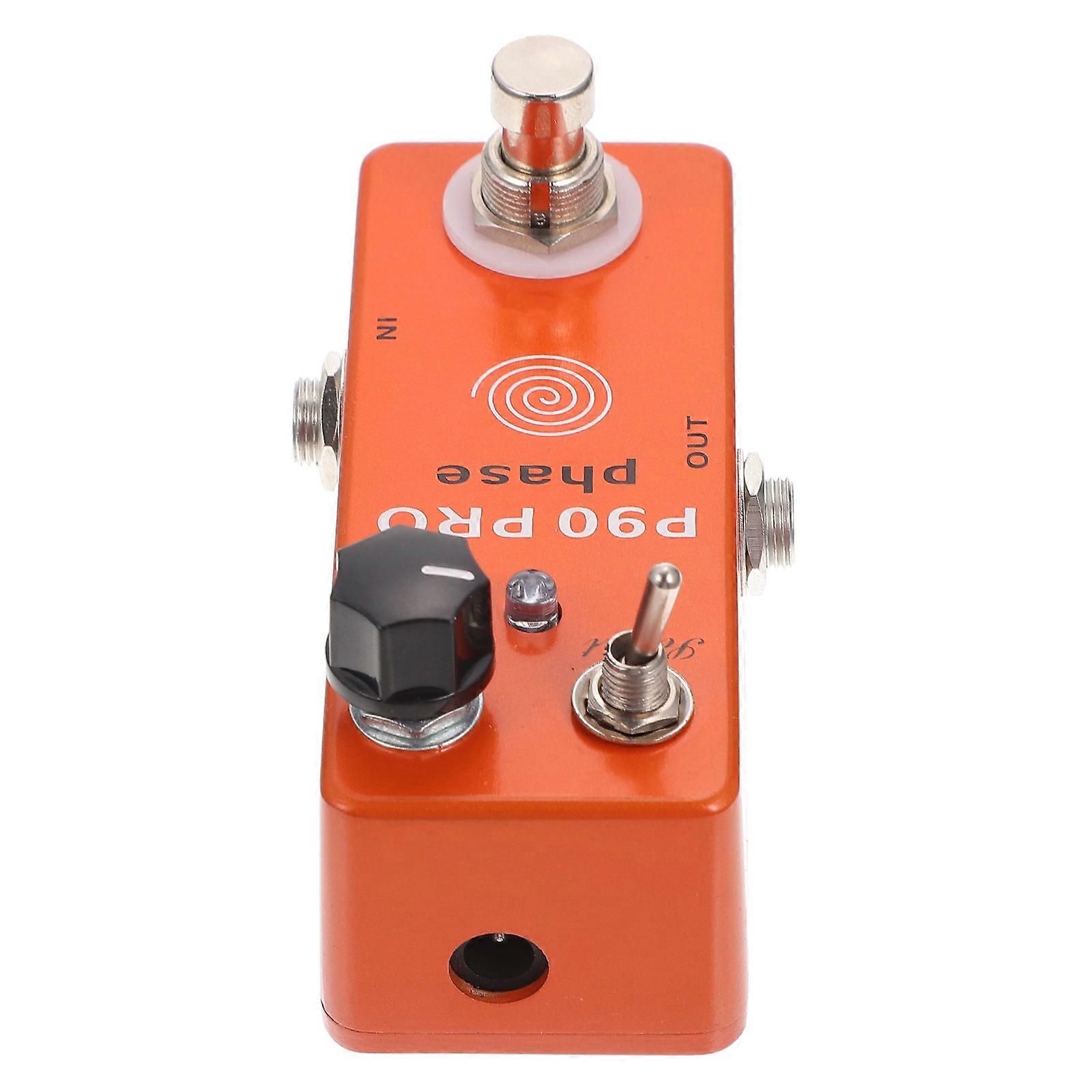 Phase Effector Metal Guitar Effect Processor for Guitar Use 1Pcs Orange