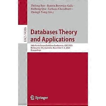 Databases Theory And Applications 34th Australasian Database Conference Adc 2 - Springer Nature B.V - Paperback - en Book
