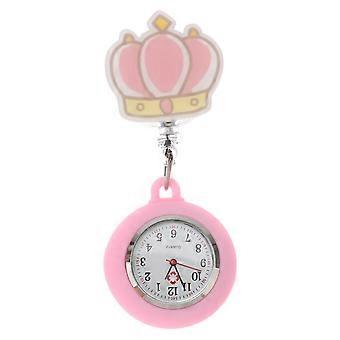 Orologio da bambina con cartoni animati, orologio da infermiera, per uso quotidiano, 10x4,5 cm, estensibile, cronometraggio preciso, 1 pezzo