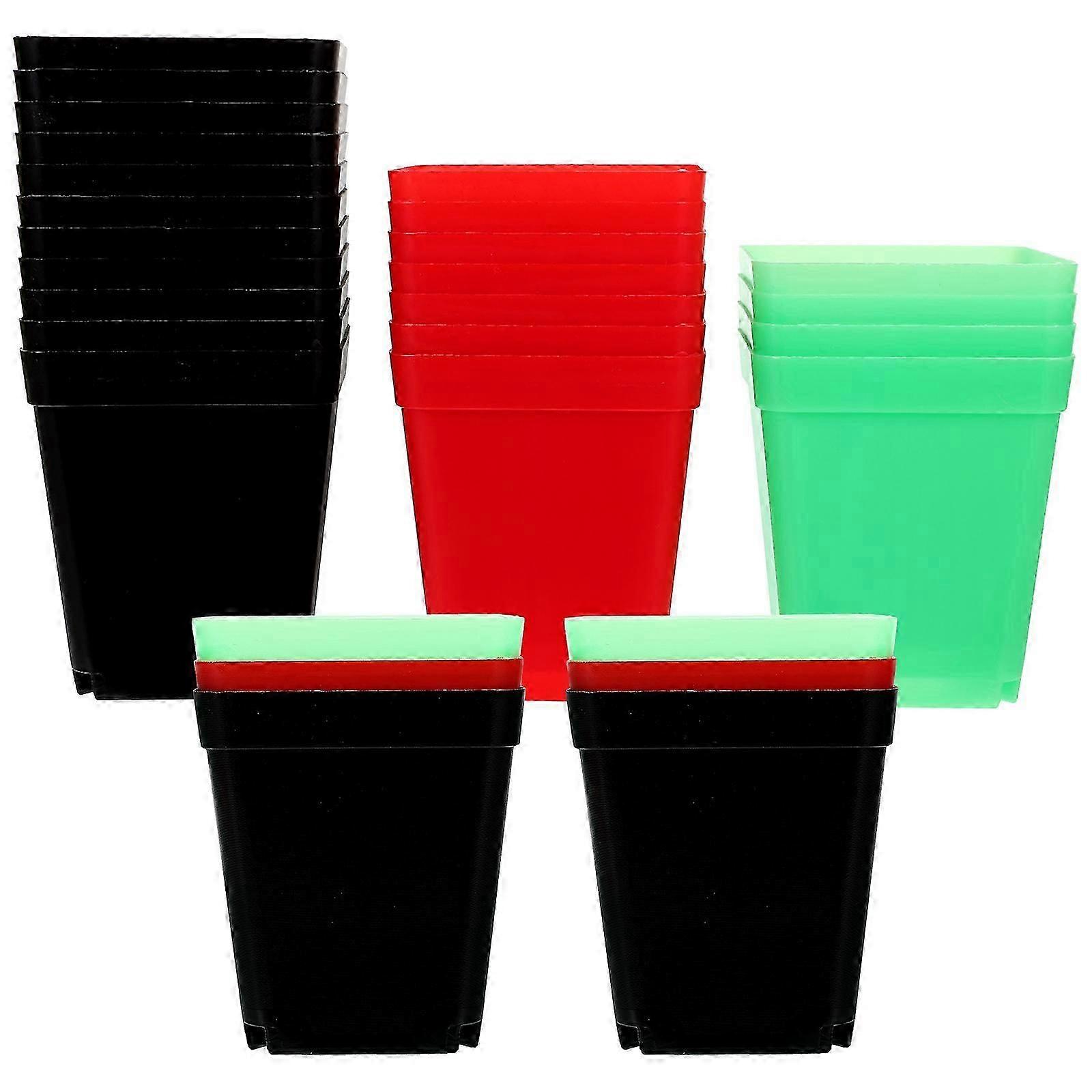 Plastic Flower Pot Mini Flower Pots for Decor 120Pcs Assorted