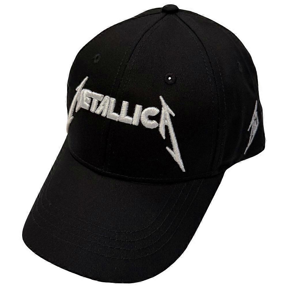 Metallica Text And M Band Logo Baseball Cap