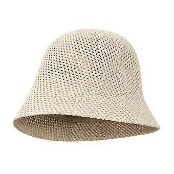 Sombrero plegable de protección solar – Sombrero tipo cubo de tejido abierto para mujer, ideal para viajes y senderismo.