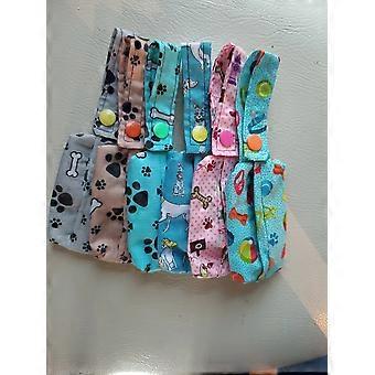 DOG POO BAG HOLDER- leash bag -dog waste,dog walking-washab