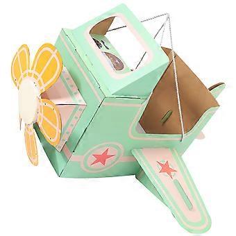 Kids Cardboards Airplane Costume DIY Cardboard Plane Toy Kids DIY Airplane Toy
