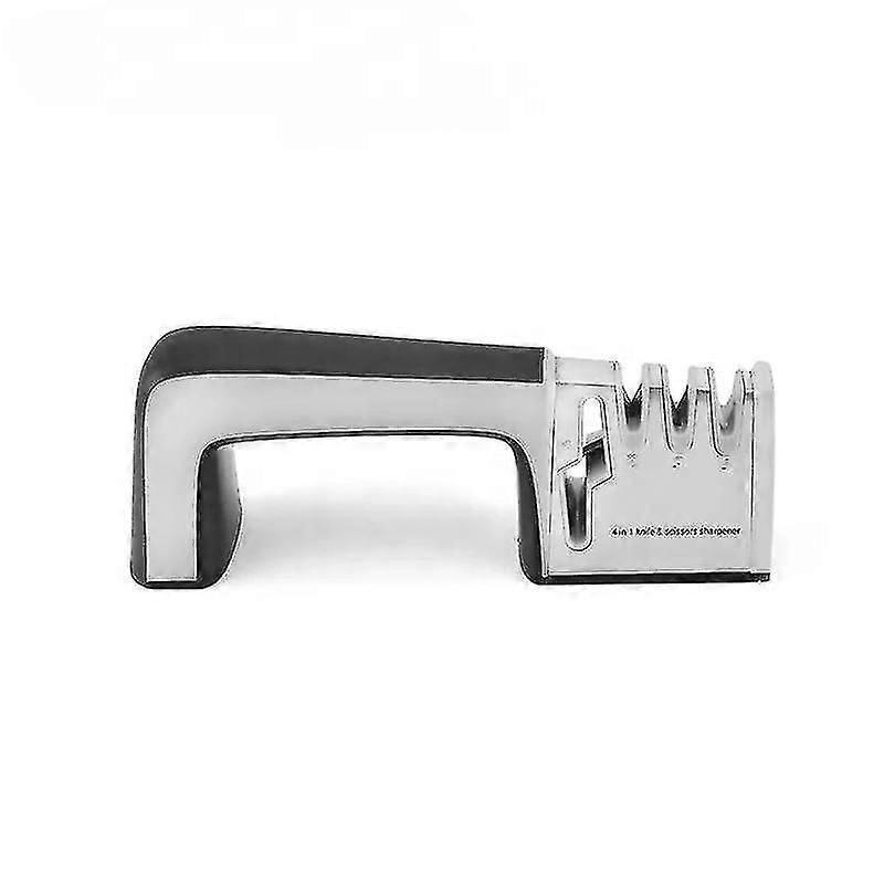 4 In 1 Knife Scissors Sharpener With Abs Tpr Handle