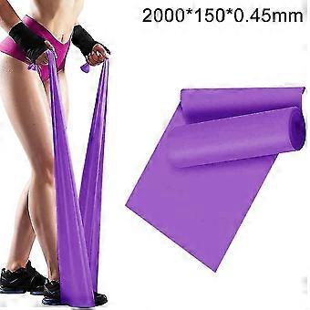 Resistance Band Sets,upgrade 2000mm Stretching Exercise Fitness Band None Smell Elastic Bands Yoga Gym Body Exercising Straps