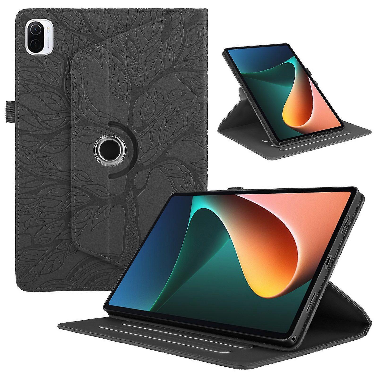 Flip Case for Xiaomi Pad 5 360 Rotatable Shockproof Tablet Case with Vertical Bracket