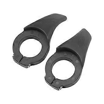 1 paar ergonomische duimsteunen voor het stuur, compatibel met handvatten, eenvoudige installatie, geschikt voor fietsen met een stuurdiameter van 22,2 mm.