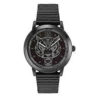 Plein Sport Unisex Watch Analog Quartz IRON TIGER PSKDA0824 Stainless Steel