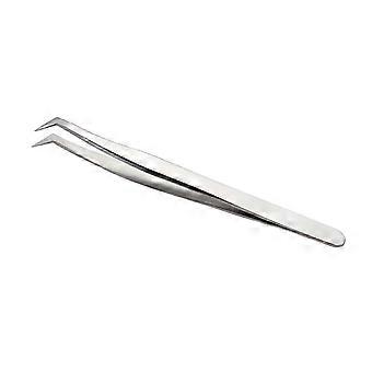 Grafting Fake Eyelashes Tweezer Applicator Makeup Tools Stainless Steel High Precision Special Tweezer (Mirror 7 Shaped Clip)