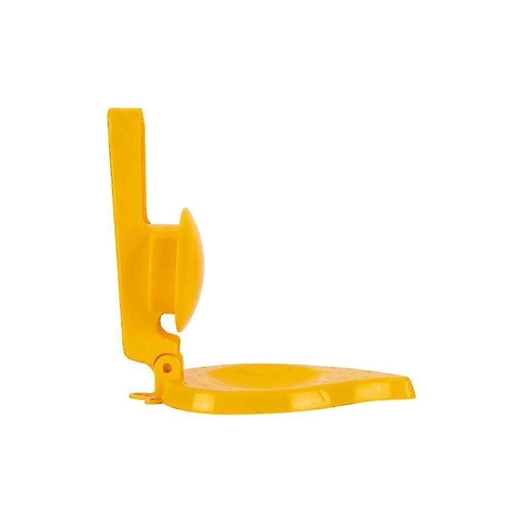 Plastic Dough Presser Dumpling Wrapper Mold Pressing Tool Yellow Kitchen Tool