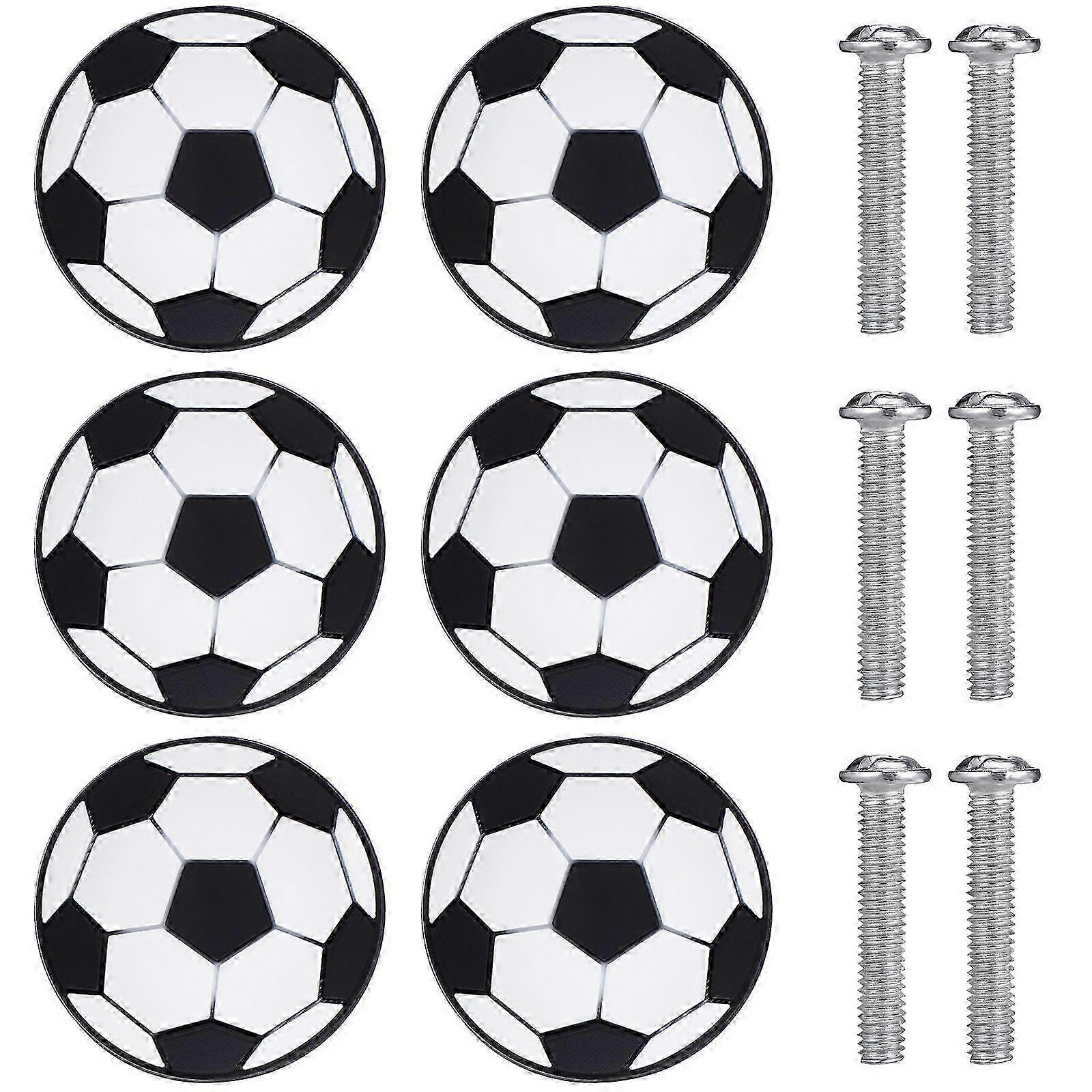 6Pcs Ball Drawer Knobs Cupboard Pull Handles Anti-Collision Knobs for Kid