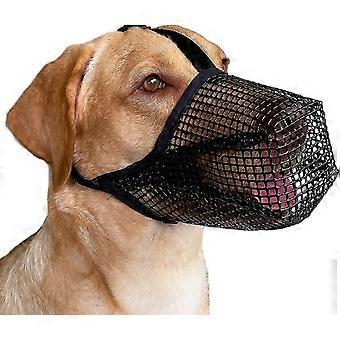 Dog Muzzle With Adjustable Straps, Soft Mesh Covered Muzzles For Small Medium Large Dogs