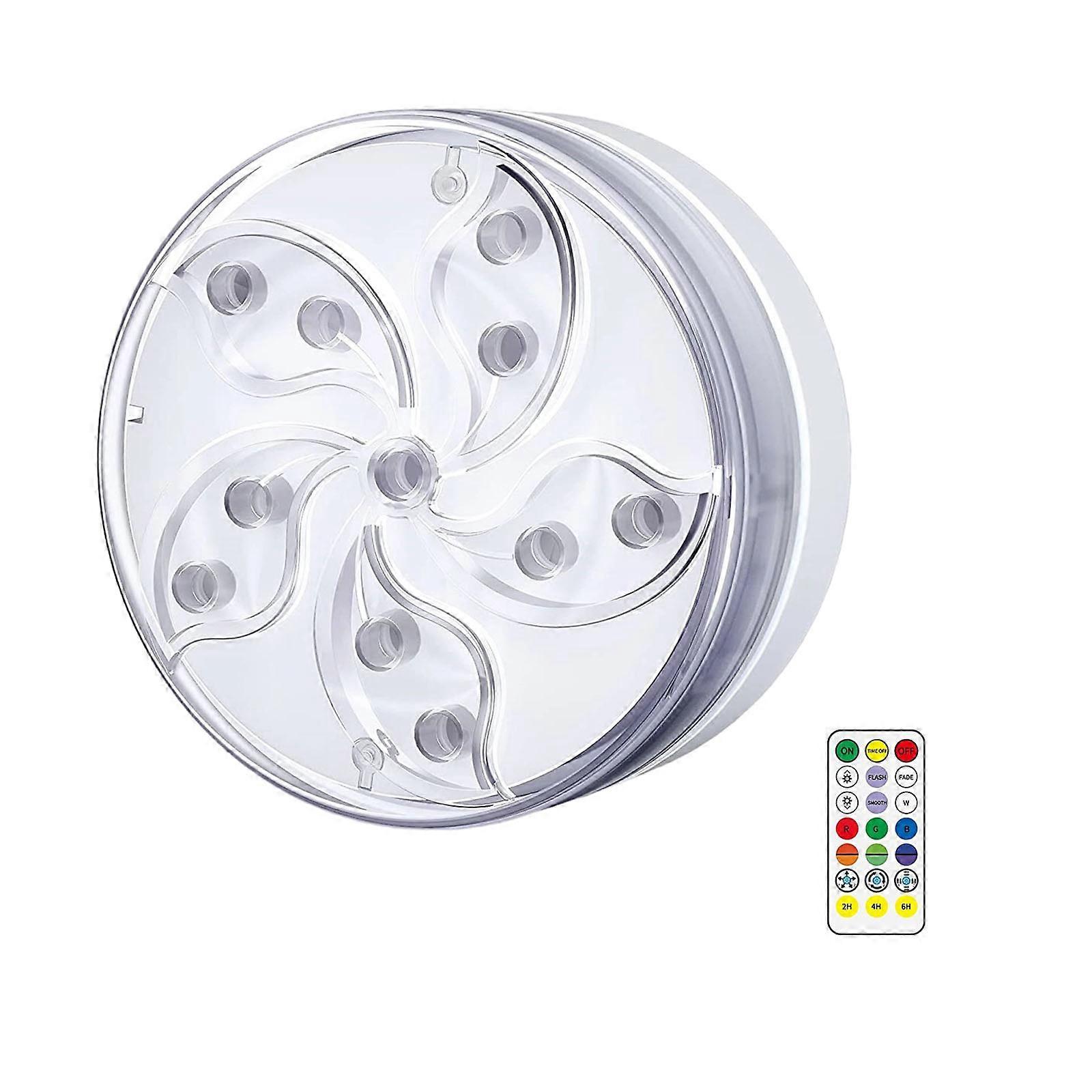 Waterproof Swimming Pool Lamp With clock Function And Magnetic Base For marine Display Multicolor