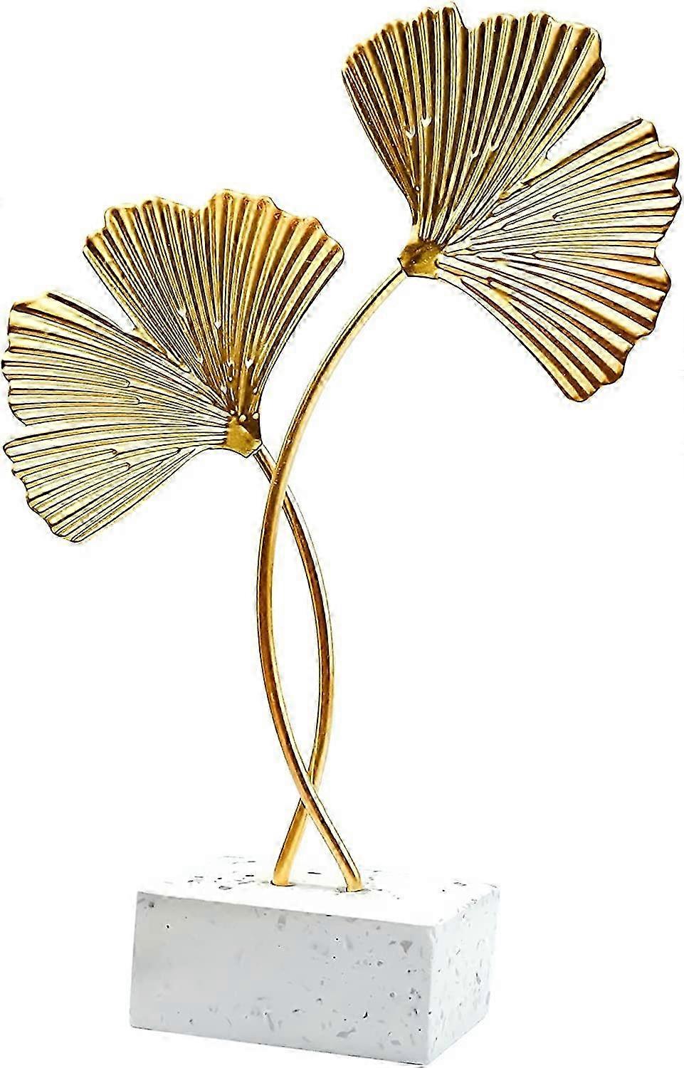 Metal Ginkgo Leaf Ornaments