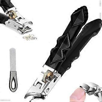 Heavy Duty Toenail Clippers for Thick Nails, WideMouth Design, Safety Lock, UltraSharp Steel Blades