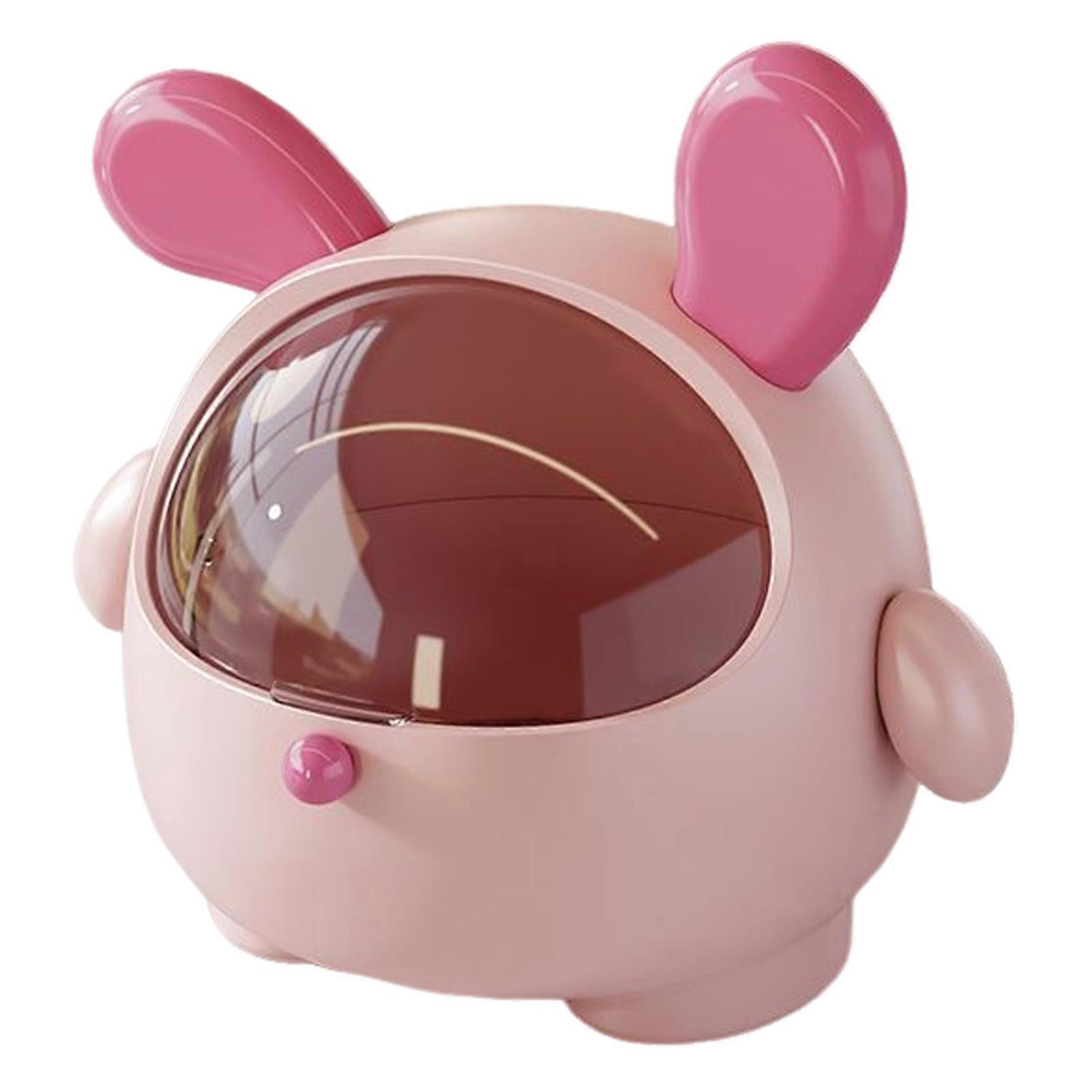 Durable Plastic Desktop Box with Lid and Sturdy Design