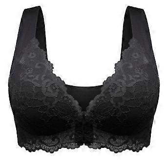 Frontverschluss BH mit floraler Spitze Lift Stretch 5d Shaping Seamless BH Push Up Full Coverage