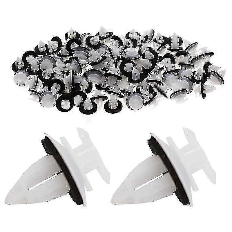 100pcs 51418224768 Plastic Rivets Clip compatible with- E46 E53 E90 E91 E70 Door Panel Auto Fasteners Trim Pane