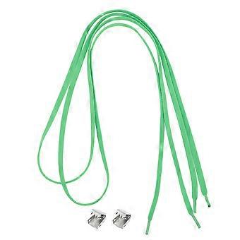Flexible Cloth and Stainless Steel Elastic Shoe Laces for Adults Quick Laces 2Pairs