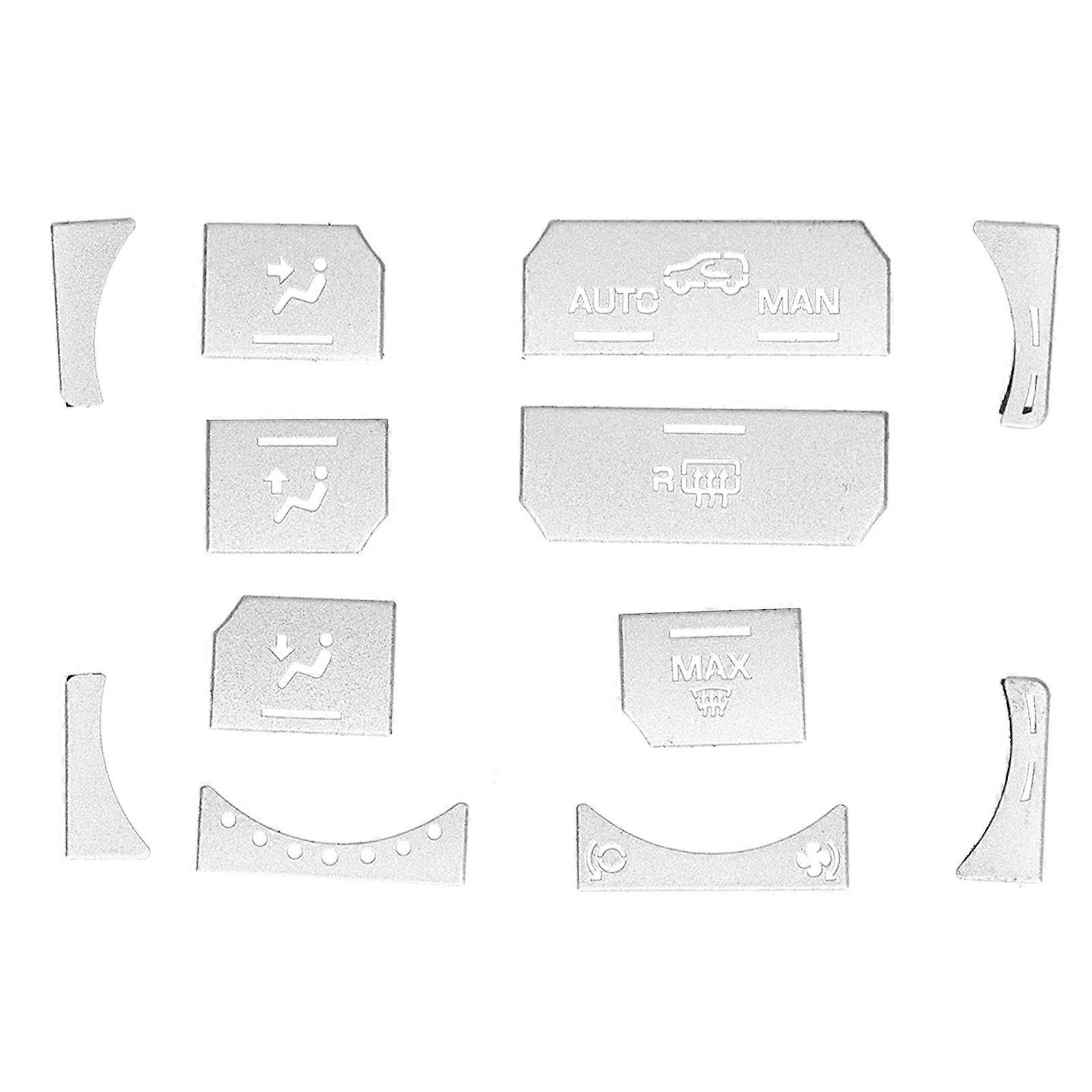 12PCS Dash Button Sticker Replacement for Land Rover Range Rover Evoque 2012?2018