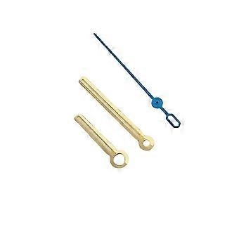 Watch Hands Three Hands Green Luminescent Watch Accessories for NH35/36/4R/7S Movement (Blue Gold) WOI