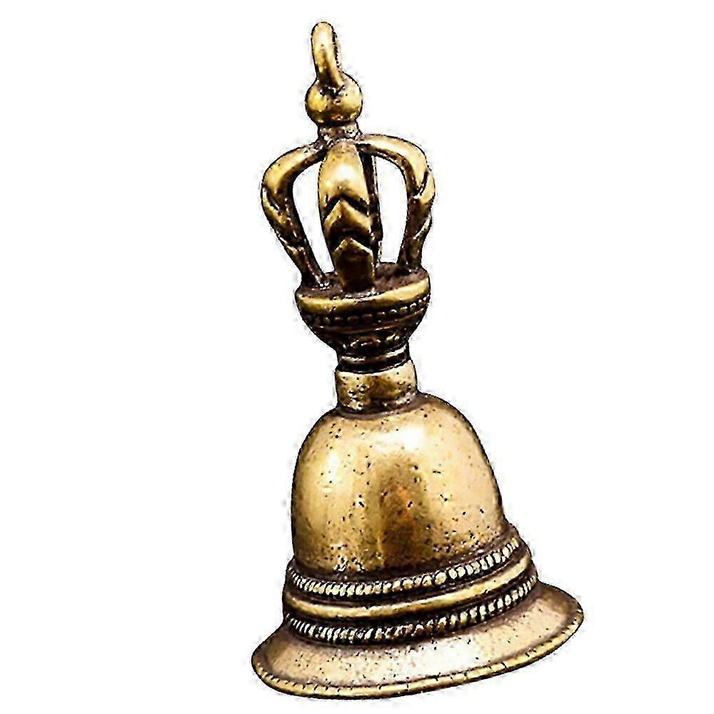 Compact Copper Hand Bell Ergonomic Vintage Design