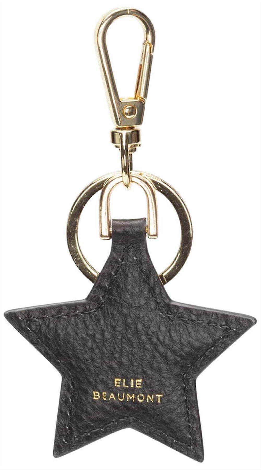 Elie Beaumont Star Keyring - Black