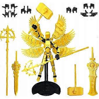 T13 Mini Action Figure with Moving Joints, Interchangeable Accessories
