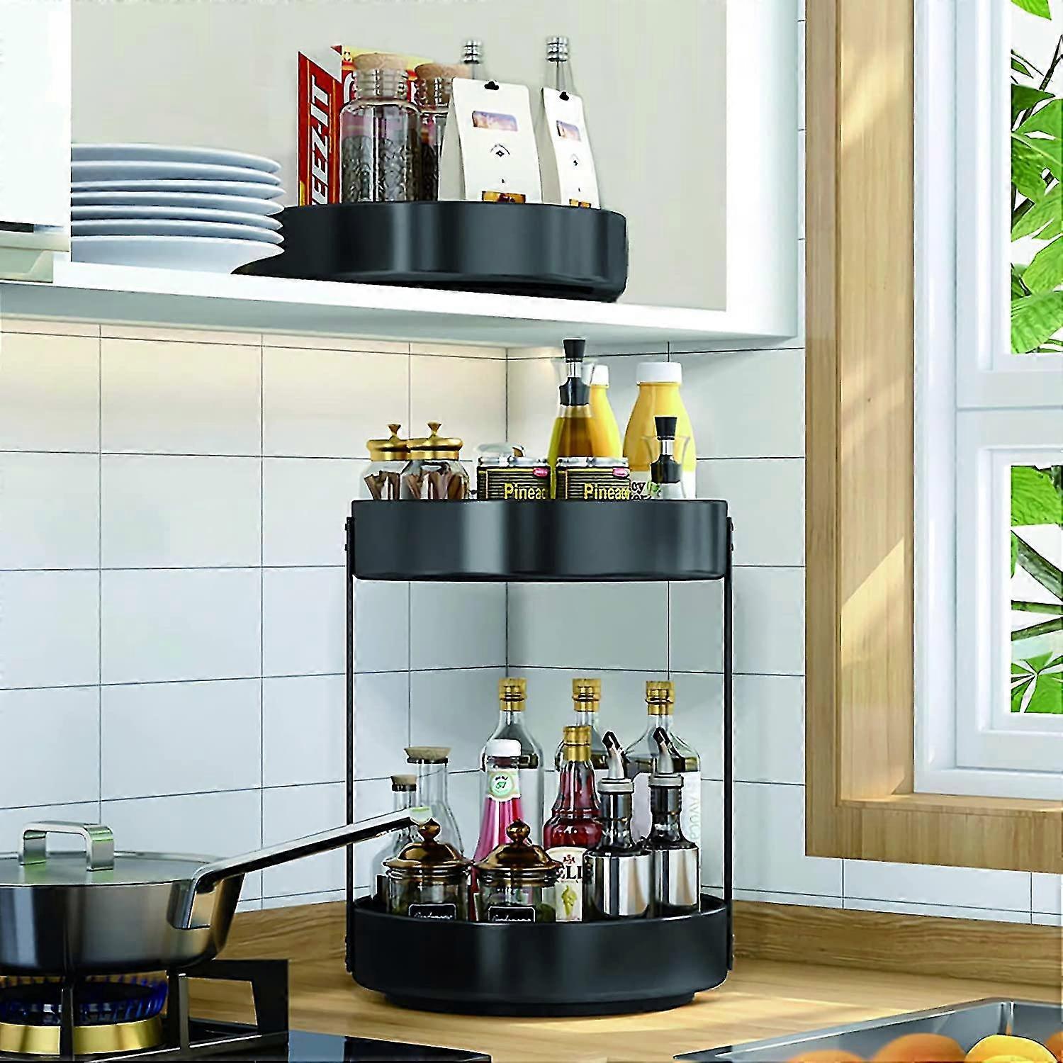 Scratch-Resistant Rotating Kitchen Turntable