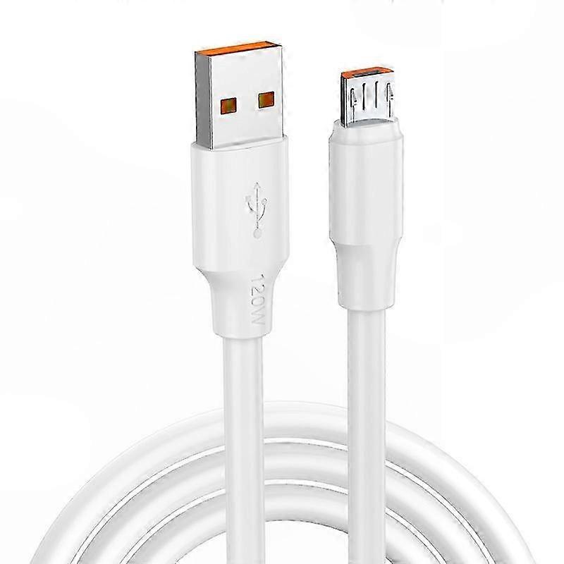 6A Fast Charging USB Type C Cable, Micro USB to Type-C Plug, Compatible with Android and iOS