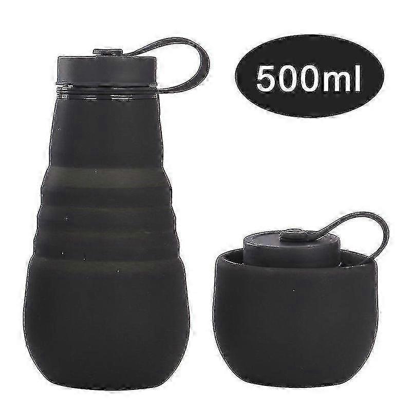 500ml Collapsible Silicone Drinking Bottle