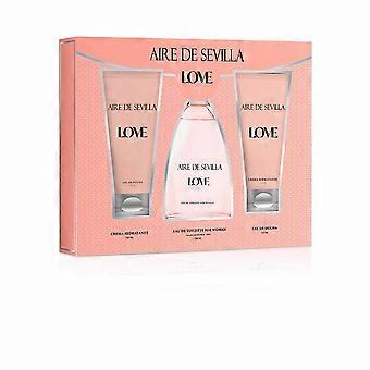 Damen Parfüm Set Aire Sevilla Love (3 Stück)