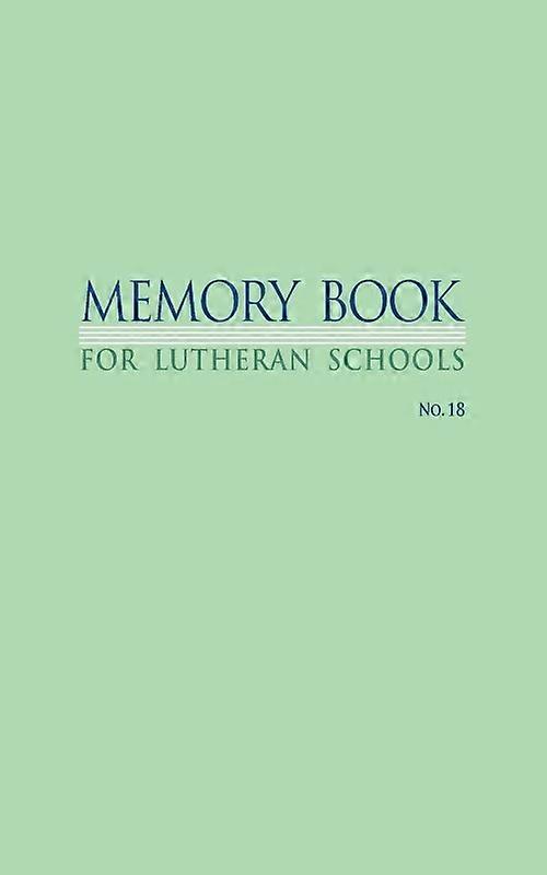 Memory Book For Lutheran Schools