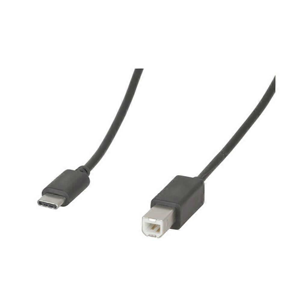 TO TYPE-B Usb 2.0 Type C Plug To Plug Cable 1.8m Reversible Design Easy Transfer