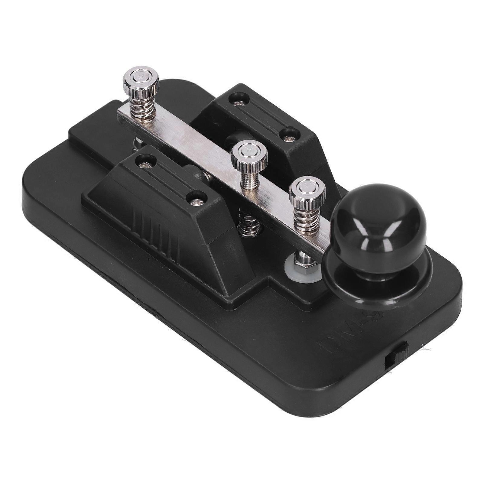 Morse Code Key Telegraph Tapper Manual CW Practice Tool Trainer with Buzzer for Beginner