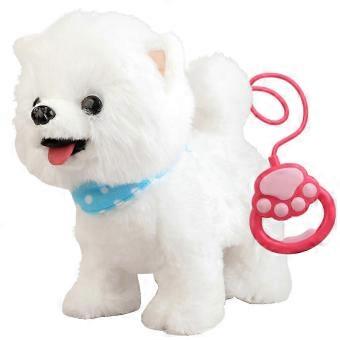 Interactive Walking Samoyed Plush Toy
