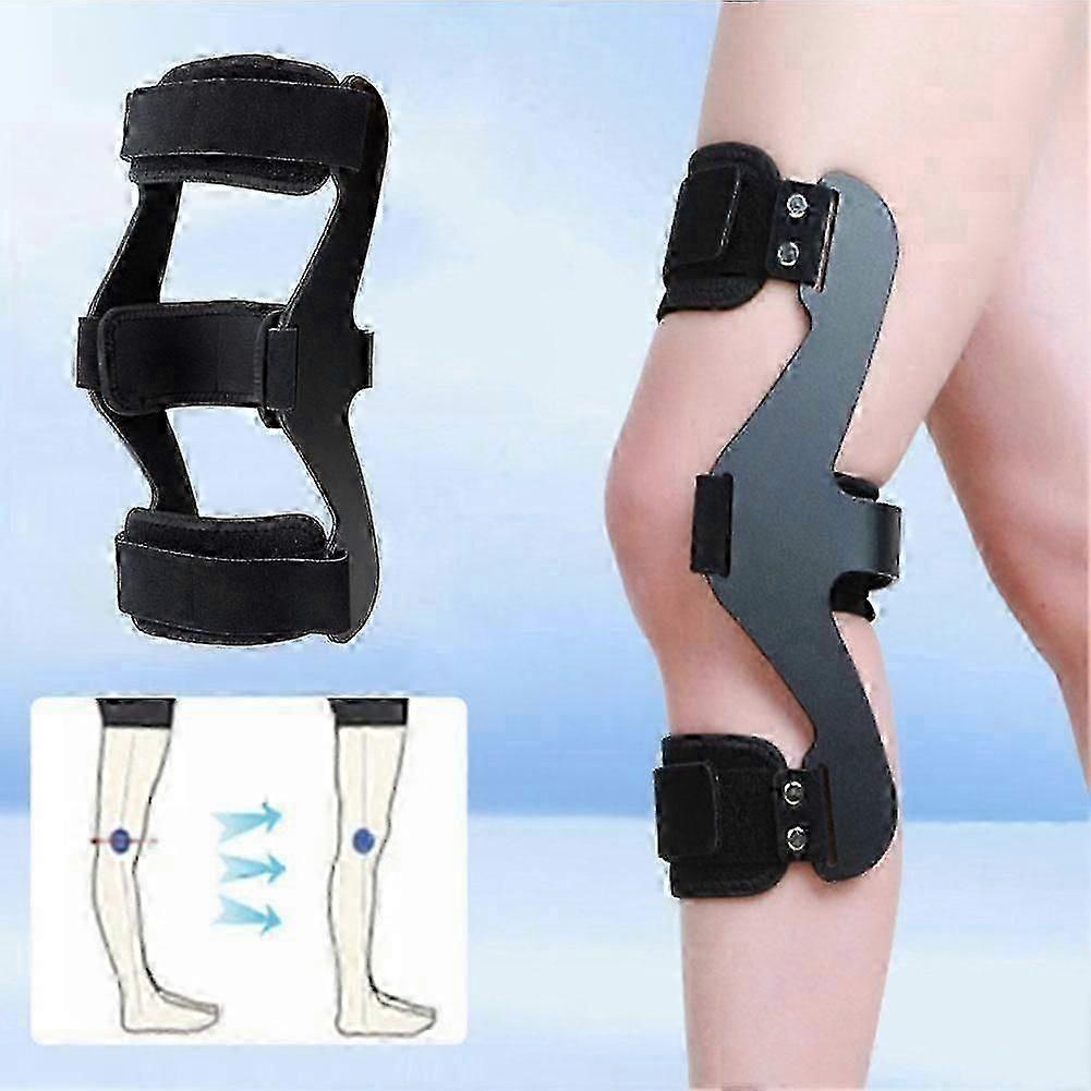 R10 Adjustable knee brace for hyperextension lightweight support