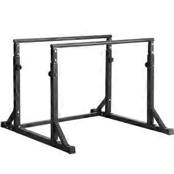 Doppelstation, Kapazität 363 kg, höhenverstellbar.