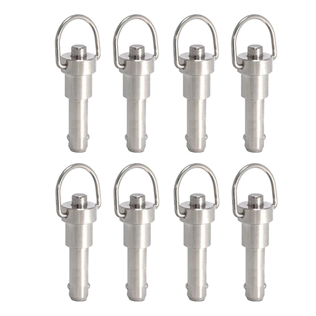 8x Ring Handle Ball Lock Pins 20mm