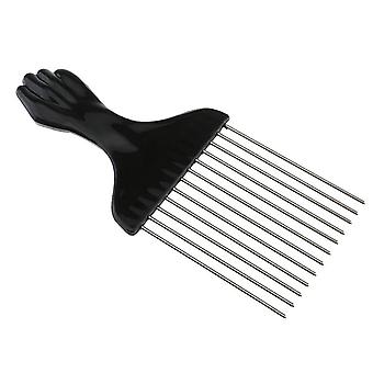 Stainless Steel Afro Comb, Curling Comb Hairdresser Salon Comb Hair Styling